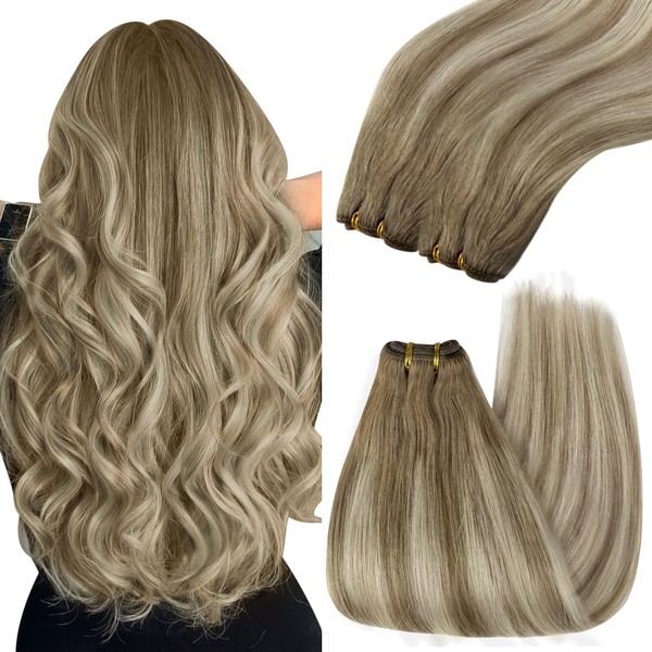 YoungSee Remy Real Hair Wefts, Smooth Hair, 100 g/Bundle