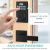 Keyless Entry Door Lock with 2 Handles, Electronic Keypad Deadbolt