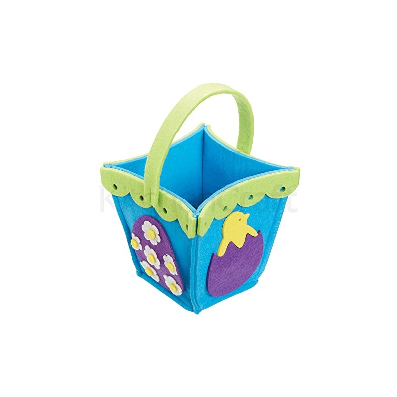 Sweetly Does It Hoppity Egg Hunt Basket 14 x 14