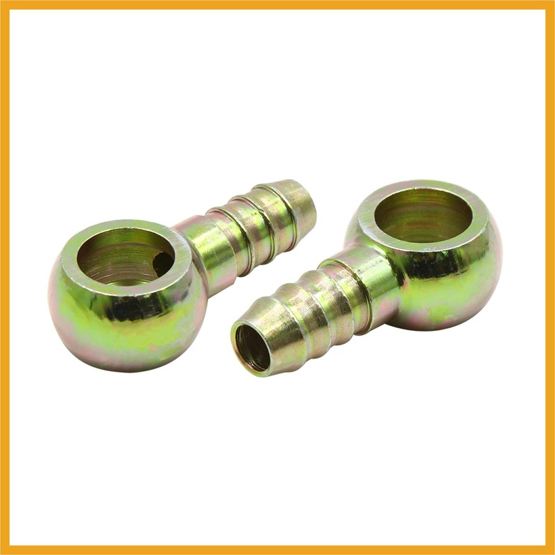 Partuto 12mm ID Hose Barb 16mm Banjo Fitting Adapter for