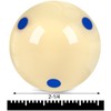 2 Pack AAA-Grade Pro-Cup Billiard Cue Ball Standard Regulation Size