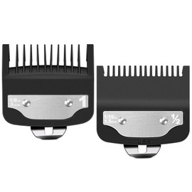 Clipper Guards Replacement for Wahl Clipper Guards Set, Hair Clipper Guards #1-1/8" (3mm), #1/2-1/16" (1.5 mm), 2 PCS