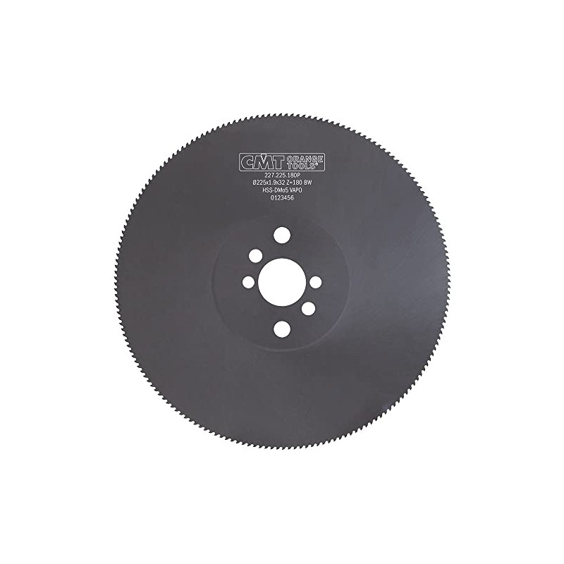 CMT Orange Tools 227.225.180P Circular Saw Blades for Cutting Metals