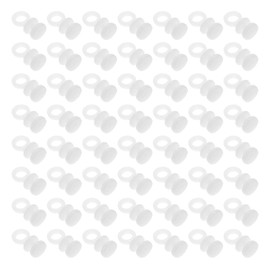 100pcs Curtain Track Carrier Glide Rollers Traverse Rod Slides Plastic Curtain Rail Track Gliders Hook for Windows Door Shower Curtain Tracks Accessories