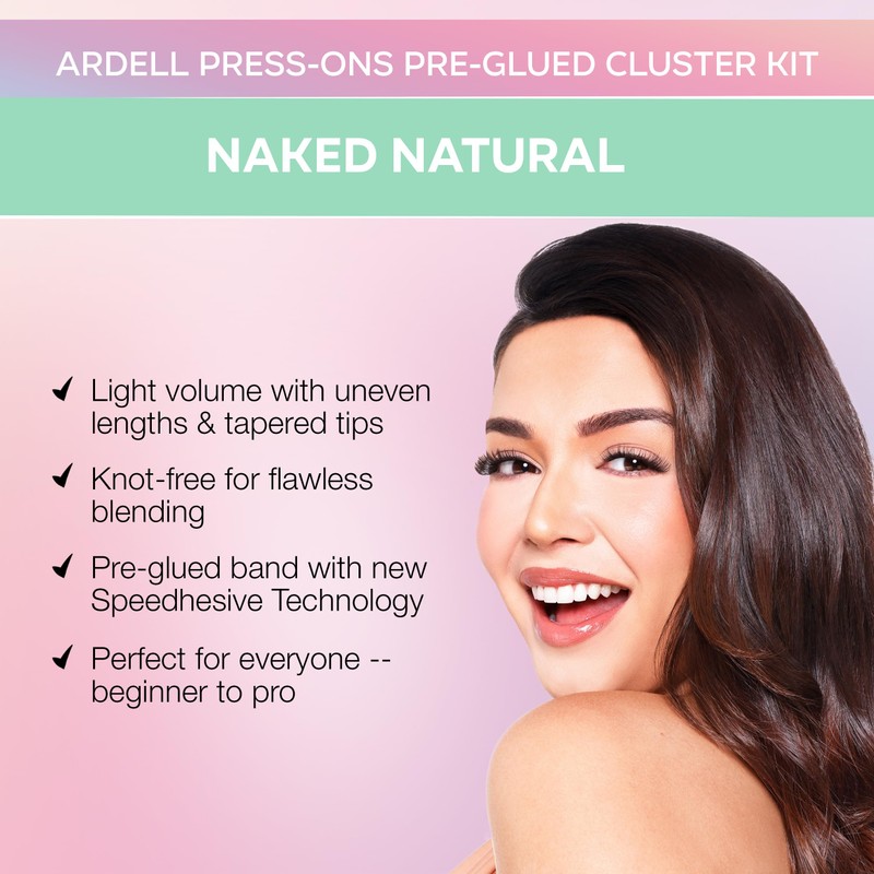 Ardell Naked Press On Lashes Underlash Extensions - Pre-Glued Natural