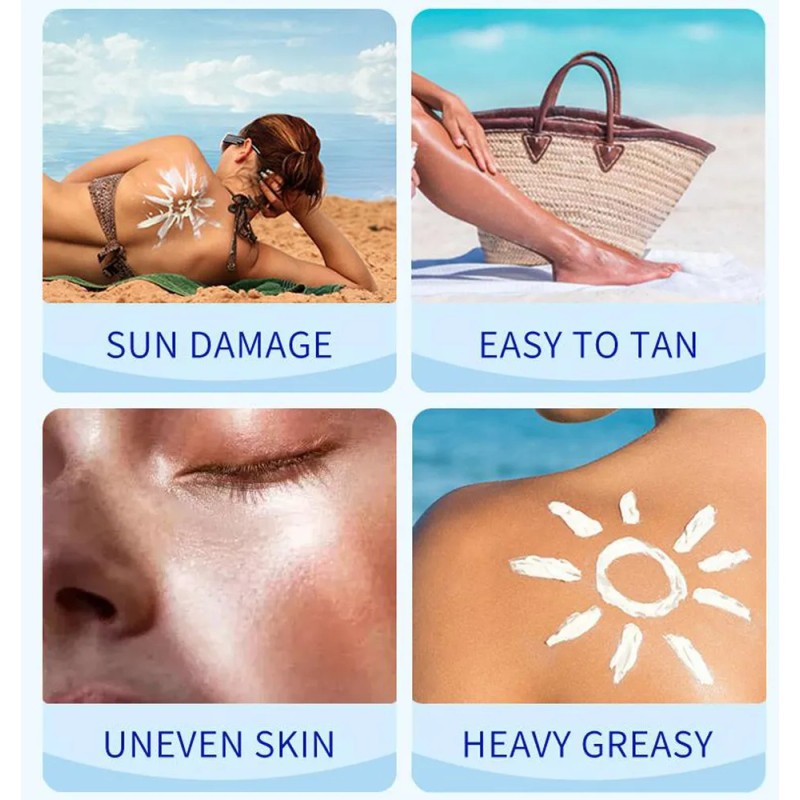 Crema De Protección Solar Blanqueadora Y Aislamiento De Lech