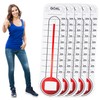 5 Pcs Goal Chart Fundraising Thermometer Goal Setter Board Goal