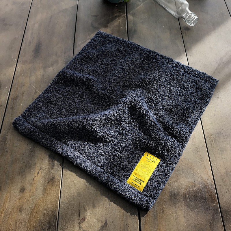 TRUE TOWEL Classic SUGOI Wash Towel, Luxury Imabari Towel (Navy)