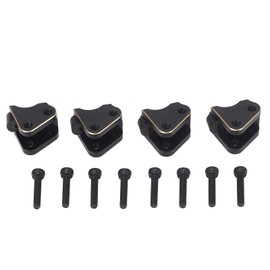 4pcs RC Crawler Link Mount Black Coating Increase Front Rear Axle Weights Brass Axle Link Rod Mount for SCX10 II AR44