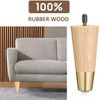 Wooden furniture legs - Gold furniture legs - Sofa legs