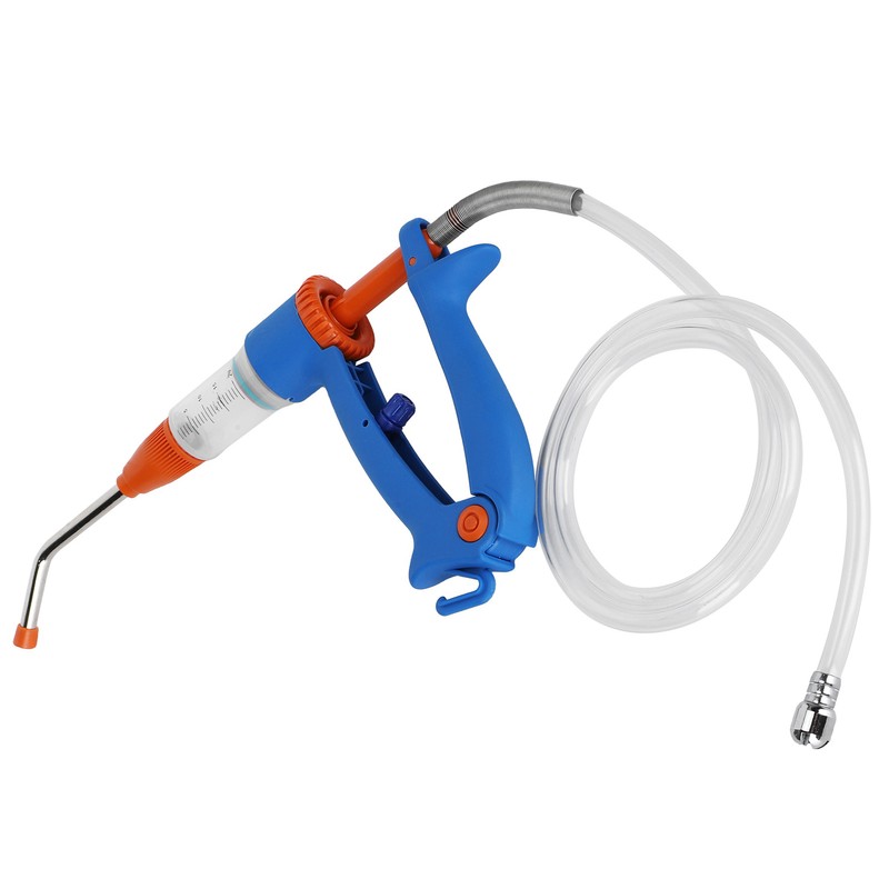 20ml Adjustable Continuous Vaccine Injector Automatic Feeding Injection Tool Veterinary