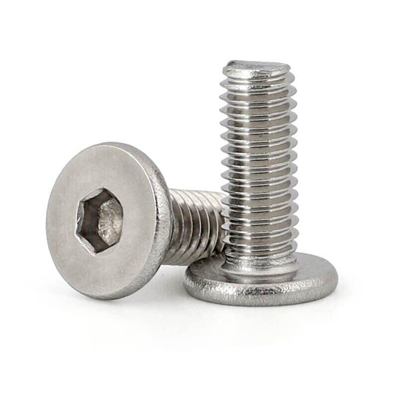 Low Profile Thin Head Stainless Steel Bolts Hex Head 6-30mm