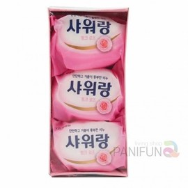 Funny Pink Rose Soap 3-pack Morning Wash Soap, Shower Soap, Hand Soap 2ea