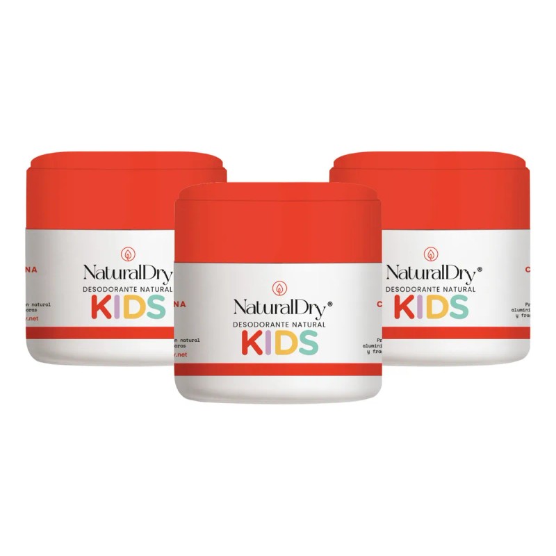 Pqt 3 Desodorantes Naturales Para Niños - Kids - Peques