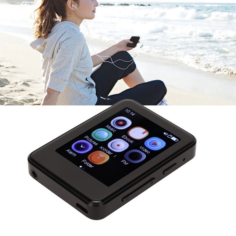 MP3 MP4 Player Bluetooth 5.0 HiFi Lossless 2.5 Inch Touch
