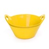 Mintra Home Plastic Bowls with Handles (970ml Small 3pk, Yellow)