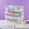Sterilite Sterilite 6-Pack Clip Box, Clear Storage for Crafts, Supplies