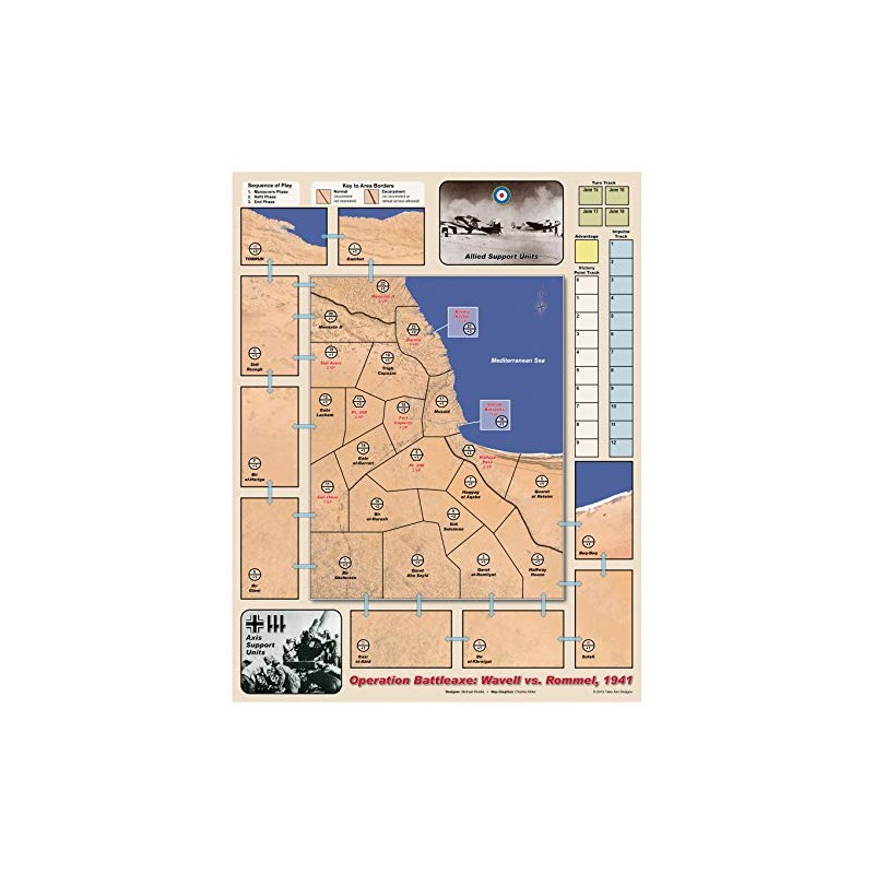 REV: Operation Battleaxe, Wavell vs. Rommel, 1941, Board Game