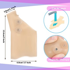 Mcvcoyh Gel Wrist Thumb Support for Right and Left Hand - Relieves Wrist and Thumb Pain