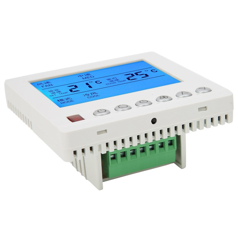 AC220V Smart Thermostat Central Air Conditioning Water Temperature Threespeed Switch