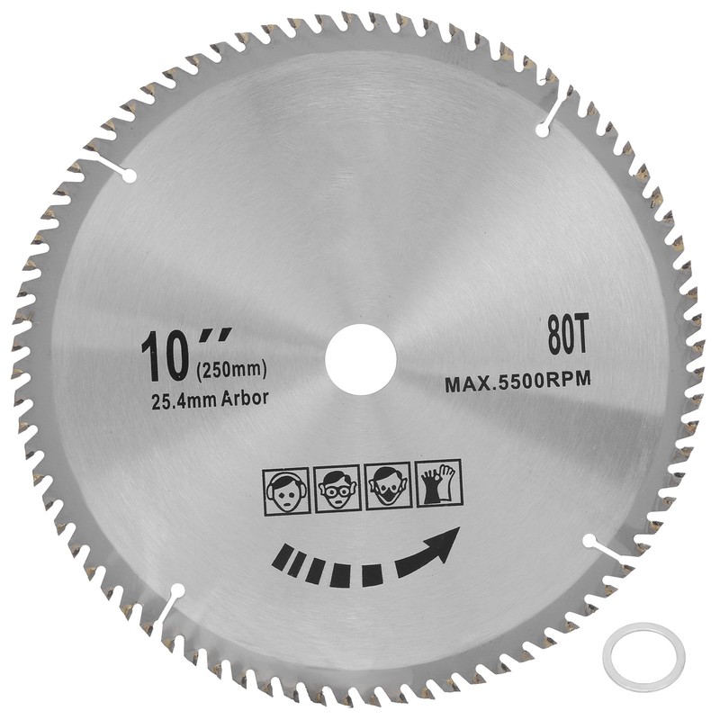 10 x 80T 254mm Circular Saw Blade Cutting Disc Woodworking