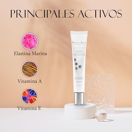 Marie D’Argan Crema Contorno De Ojos Science Advance 20 ml, Con Elastina Marina, Vitaminas A Y E, Antiarrugas, Reafirmante, No Comedogénica, Para Ojer
