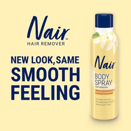 Nair Hair Remover Body Spray, Arm, Leg and Bikini Hair Removal Spray, 7.5 Oz Can (Pack of 2)