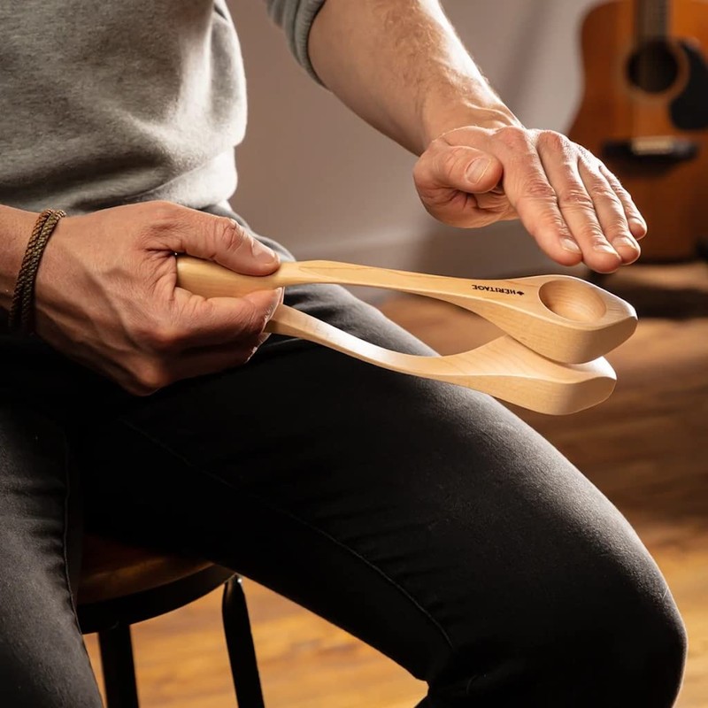 Heritage Musical Spoon Boite-a-Bois Large Canadian Maple Wood Handmade Folk