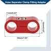 Hihaha Hose Separator Clamp Fitting Adapter/Pipe Tube Line Separator Clamp