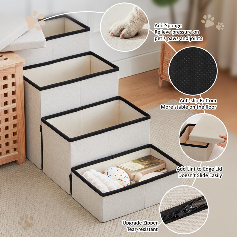 Love's cabin Dog Stairs for Small Medium or Large Dogs