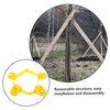 IWOWHERO 4Pcs Tree Support Bracket Straps for Stabilizing Trees Wind