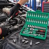 46-Piece 1/4 Inch Drive Socket Set – Metric Ratchet Wrench