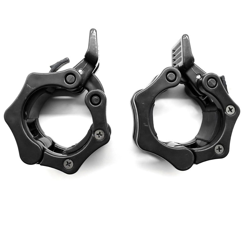 Barbell Clamps Olympic Barbell Collars Dumbbell Spinlock Clips 50mm Weight