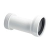 McAlpine CON5 20mm Offset Adjustable Length Rigid WC Connector, White