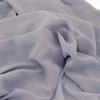 Chiffon Fabric Polyestser Sheer for Bridal Decoration 59“(1 Yard,Grey)