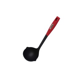 MIRRO 8oz XL Canning Ladle, Black with Red Handle