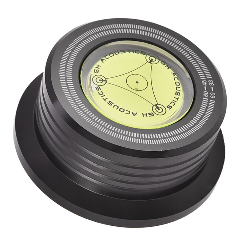 60Hz Turntable Disc Record Stabilizer Clamp with Bubble Level for