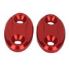 2pcs Motorcycle Rearview Mirror Base Cover Aluminum Alloy Windscreen Mirror