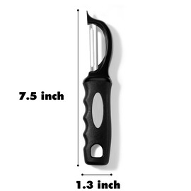 Rainspire Vegetable Peeler Potato Peelers for Kitchen, Sharp Stainless Steel Blades Veggie Peeler, Comfortable Handle Fruit Peeler, Carrot Peeler Apple Peeler Dishwasher Safe, 2-Pack