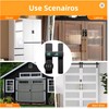 Toolzia Sliding Barn Door Lock - 3-Digit Combination Deadbolt