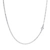 Sears 925 Figaro Chain Necklace, Silver, Silver