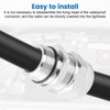 2 Pcs 1/4" NPT Stainless Steel Waterproof Cable Gland, IP68