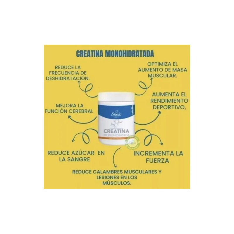 Sheló Nabel Creatina Monohidratada En Polvo 460g