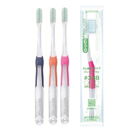 GUM Periodontal Pro Care Dental Brush, Dental Clinic Handles, Color Choices (#388 (3-row compact), 20 Pieces