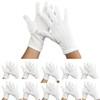 RERACO White Gloves, Non-slip, Formal, Set of 10, Gloves, White,