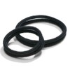 Kooshoo Mini Midi Hair Ties, Black