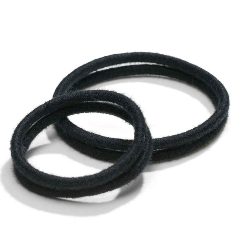Kooshoo Mini Midi Hair Ties, Black