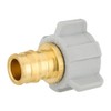 2-Pack EFIELD Pex-A Expansion Full Flow Brass Fittings 1/2" Pex