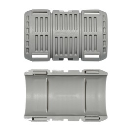 Corrugated Pipe Connector M32 - Sleeve, 4 Half Shells (for 2 Connections), Impact Resistant, Antistatic, Halogen-Free, Temperature Resistant from -20 °C to +80 °C