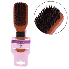 Fine Lines - Paddle Bristle Brush | Boar and Nylon Bristle Hair Brush | Soft Bristle Hair Brush for Afro, Wet or Curly Hair | Bristle Hair Brushes for Women and Men